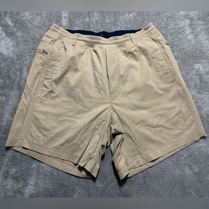 Birddogs Athletic Shorts Mens L Classic Tan Lined Gym Training Running Pockets